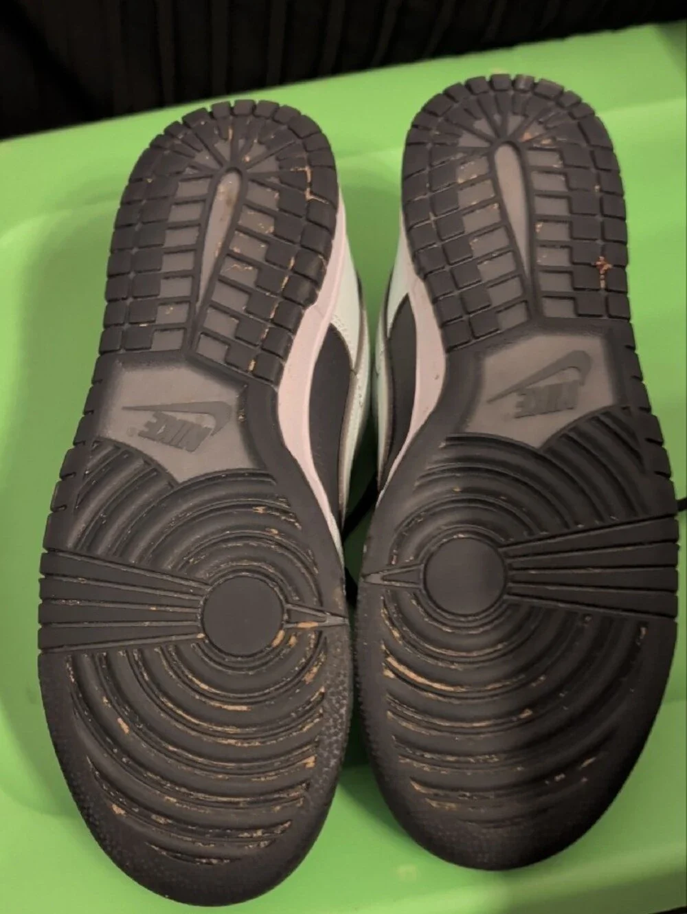 Nike Men’s Dunk Sneakers - Black & Mint